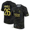 Officiële Voetbalshirt Paris Saint-Germain MUKIELE 26 Vierde Jordan 2022-23 - Heren